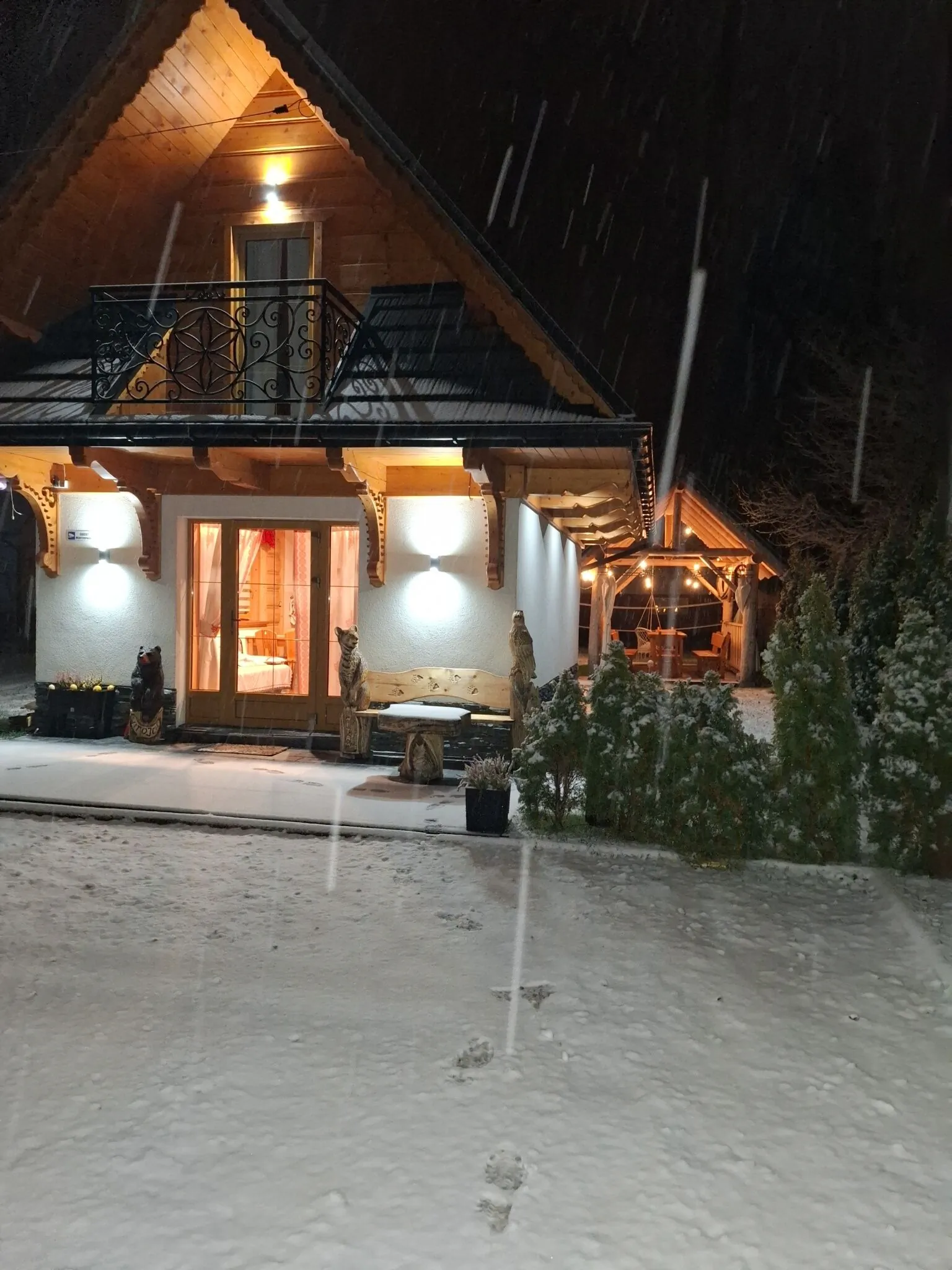 Domek w górach Podczerwone Czarny Dunajec