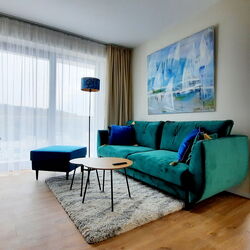 Przestronny Apartament A102 w Balticus 2 sypialnie z widokiem na morze 