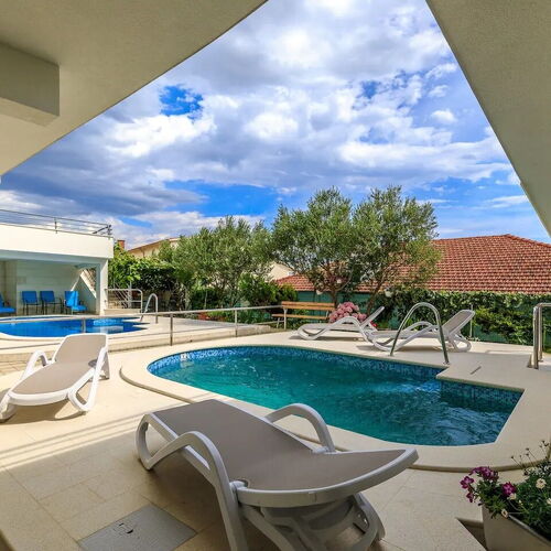 Apartmanok Családok Részére Medencével Brela, Makarska - 19998 Brela  3