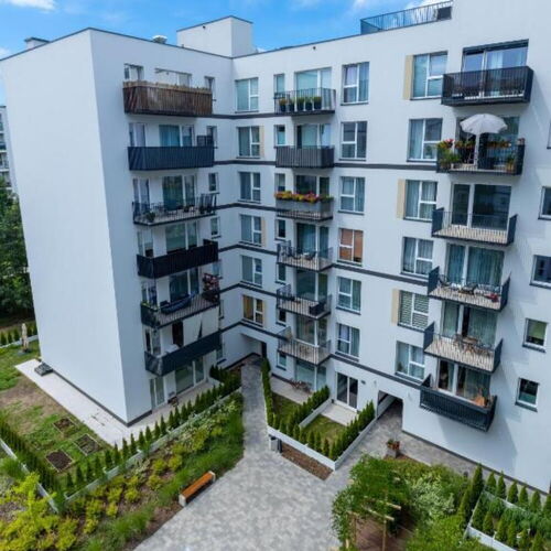 Widok na dziedziniec