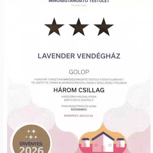 Lavender Vendégház Golop 009 kép