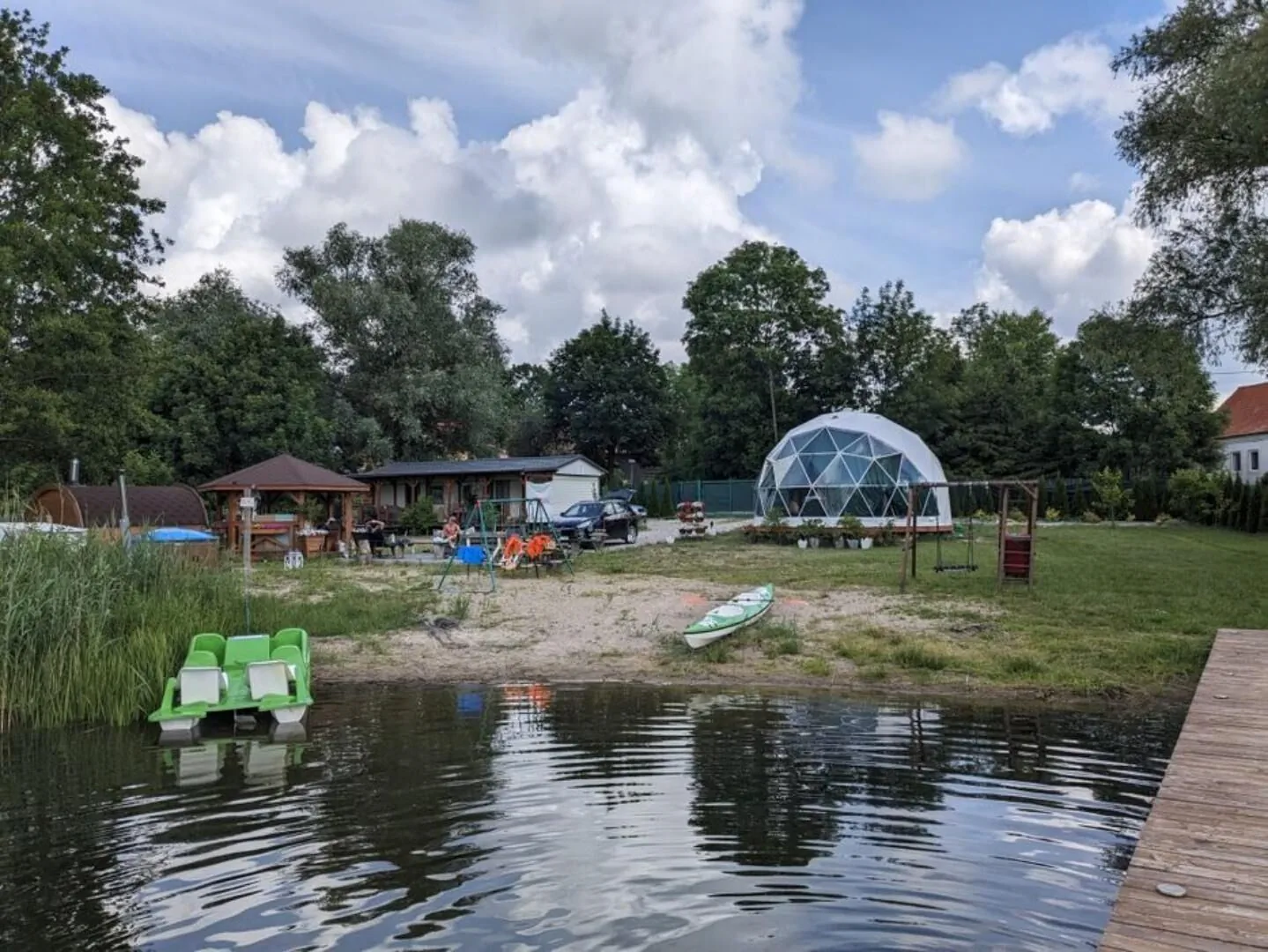 Domek Holenderski i Glamping z Linią Brzegową Grądzkie, Wydminy