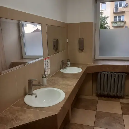 Łazienka na korytarzu