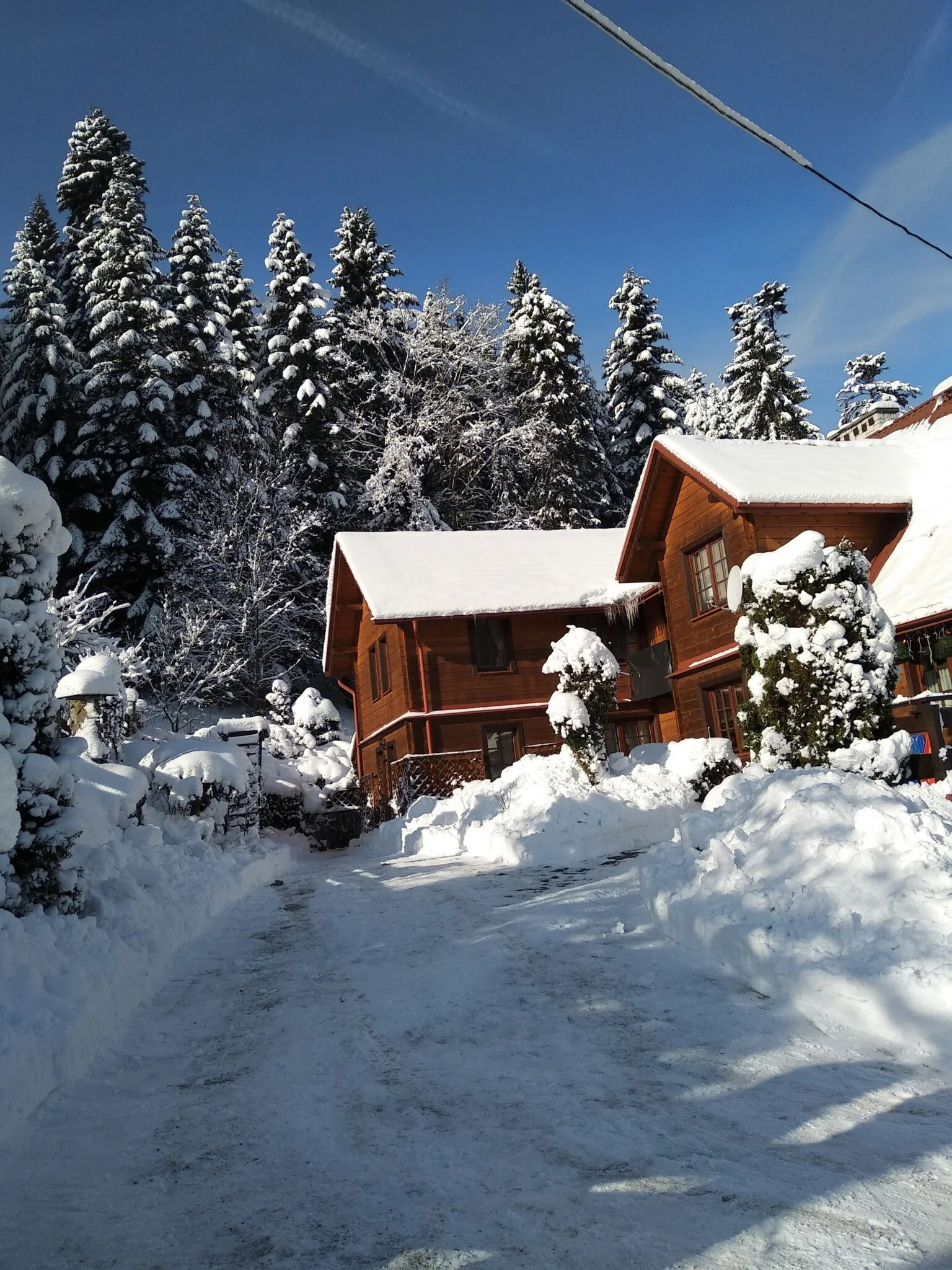 Dom Gościnny DUDEK zimą