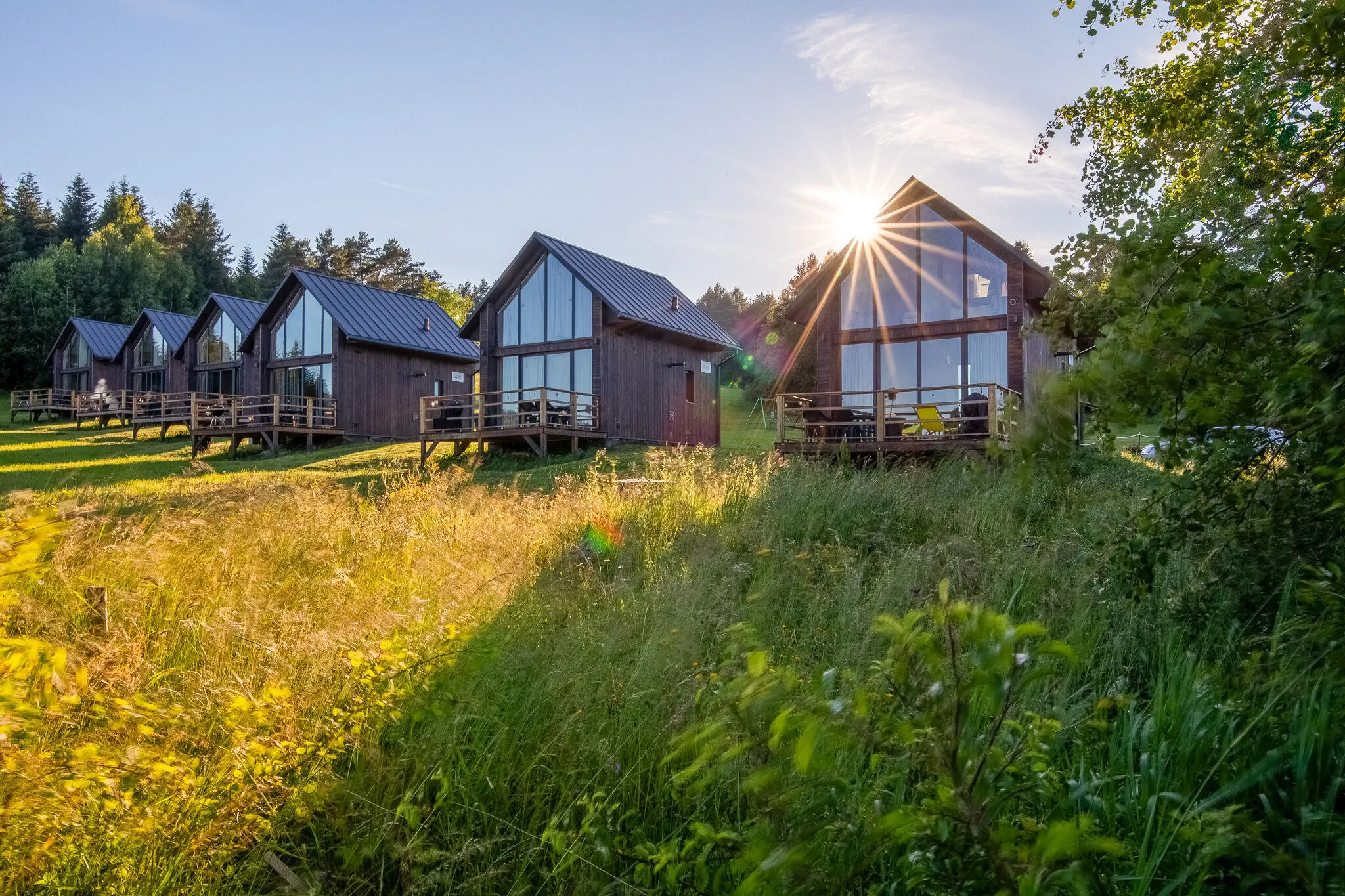  POLANA PIORUN Domki na zboczu góry Piorun Krynica-Zdrój