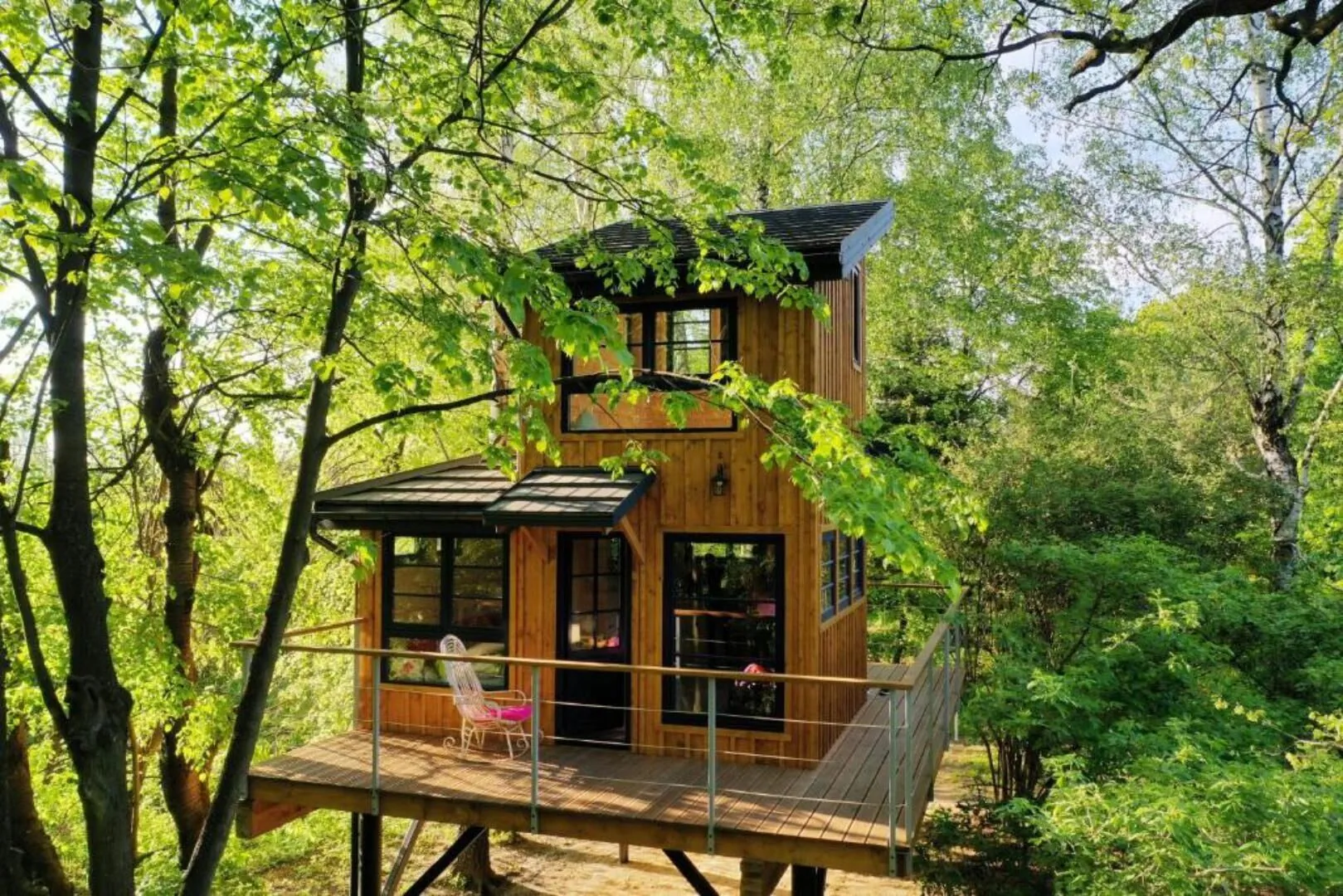  Domek na drzewie Węgiełek Treehouse Kazimierz Dolny