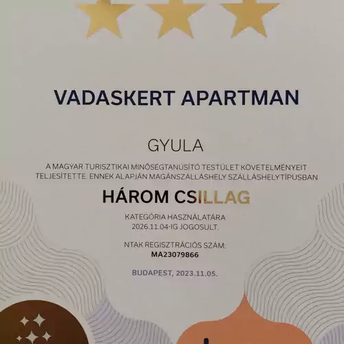 Vadaskert Apartman Gyula 030 kép