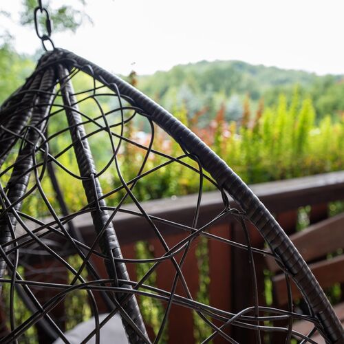 Miejsce relaksu na tarasie