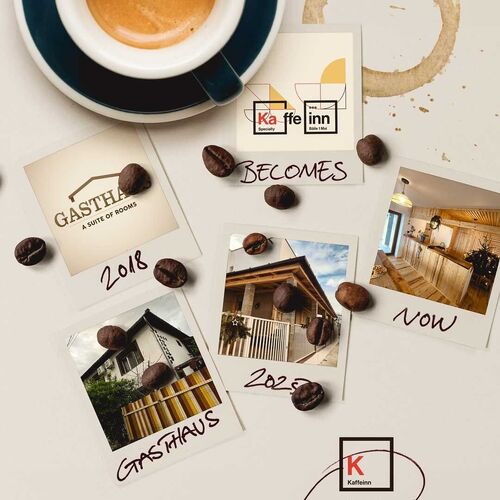 Gasthaus** devine Kaffeinn***+ = locul unde cazarea de tip boutique se impleteste cu cafeaua/ceaiul/vinul de specialitate :)