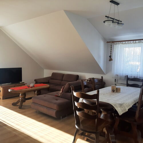 Domek Karolinka II - salon z jadalnią 