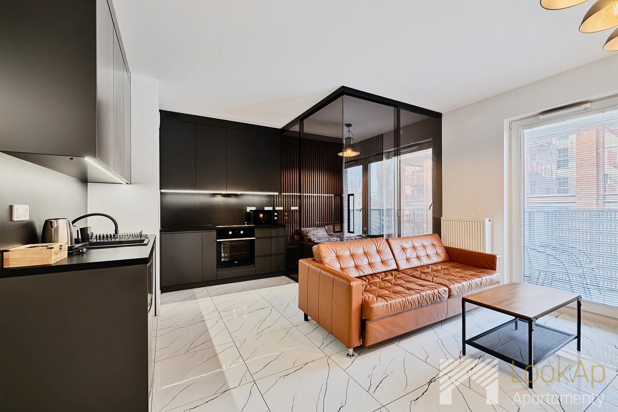 Apartament Fuzja Industrial Loft by LookAp Łódź