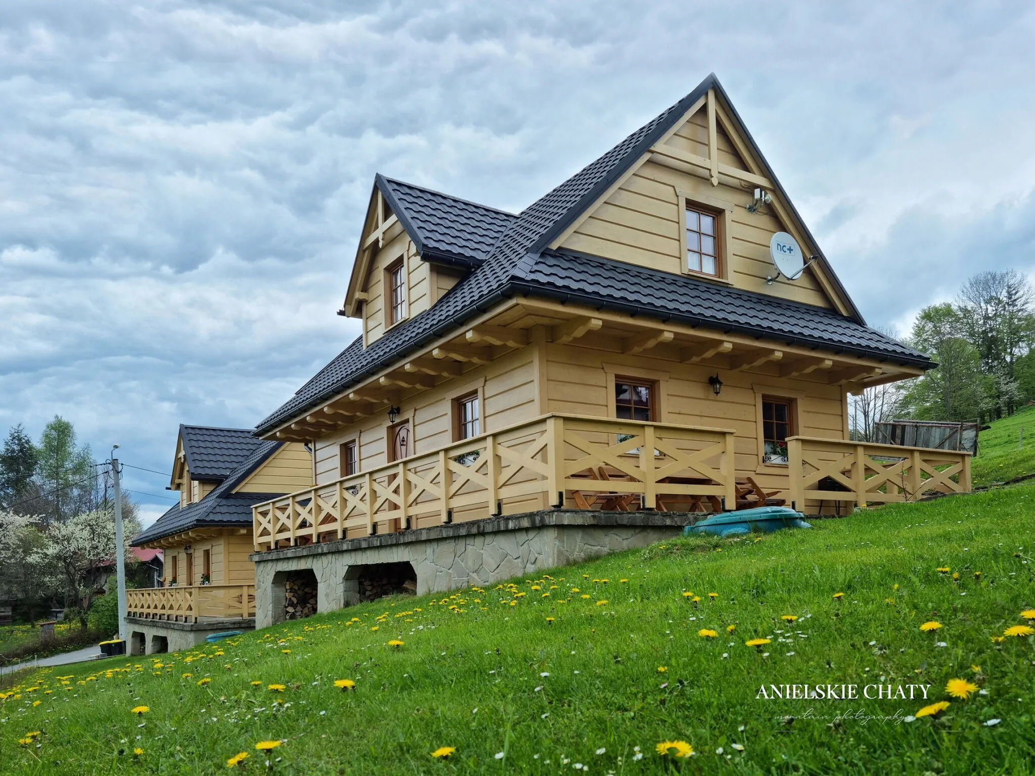 Domki Anielskie Chaty z widokiem na góry
