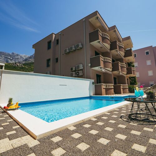 Apartmanok Családok Részére Medencével Promajna, Makarska - 6849 Promajna
