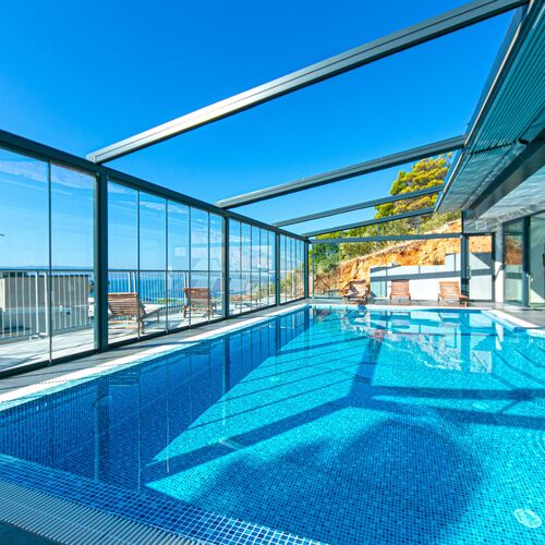 Apartmanok A Tenger Mellett Medencével Brela, Makarska - 19834 Brela