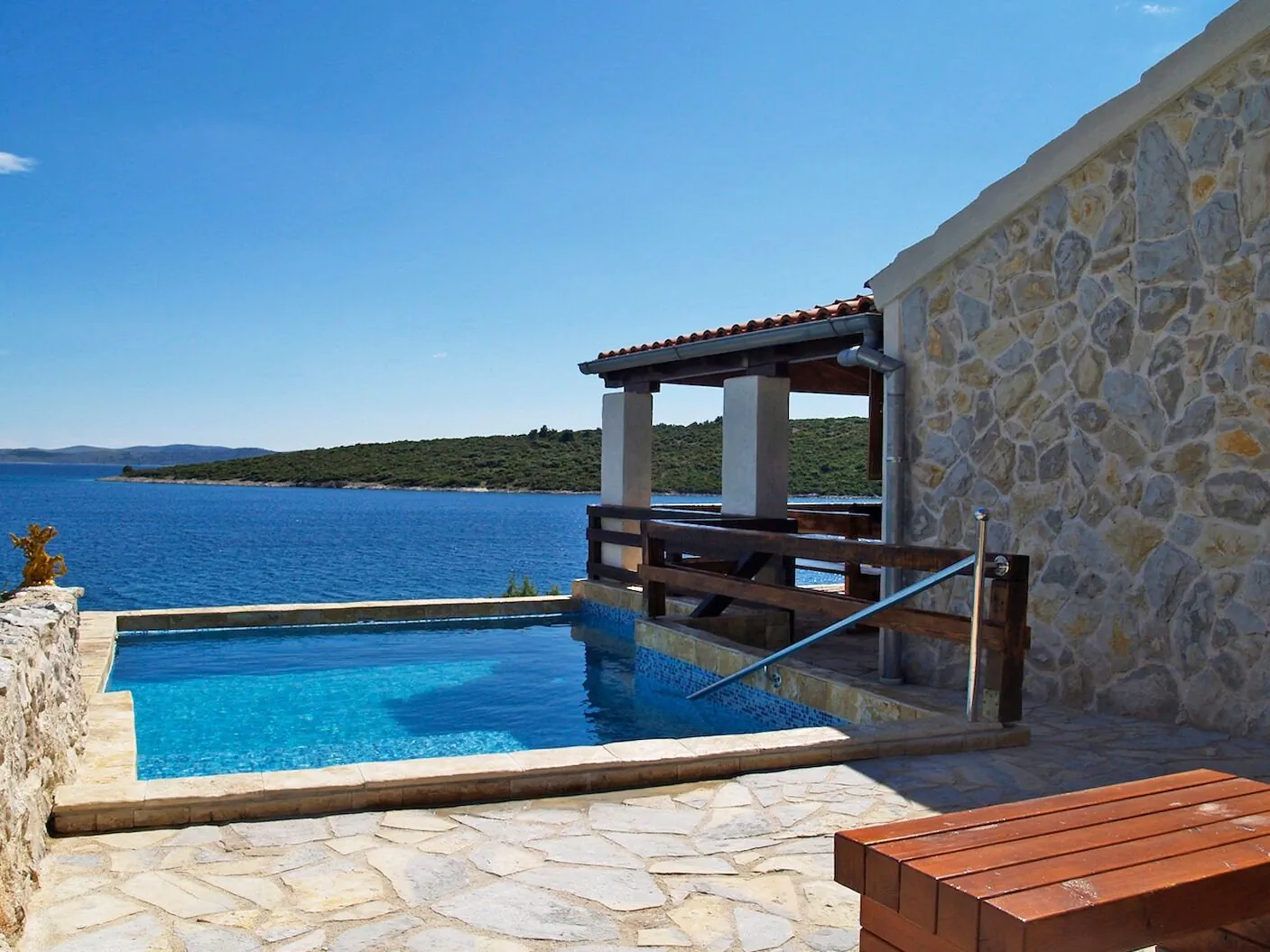 Seaside Family Friendly House With A Swimming Pool Cove Lađin - Lanđin, Pašman - 20399 Lanđin