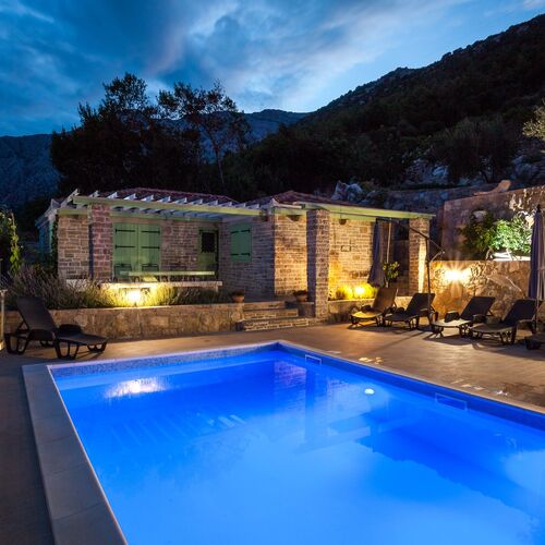 Apartmanok Családok Részére Medencével Orebic, Peljesac - 20576 Orebić