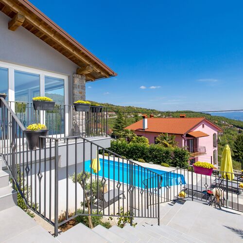 Luxusvilla Medencével Icici, Opátia - Opatija - 21312 Ičići  3
