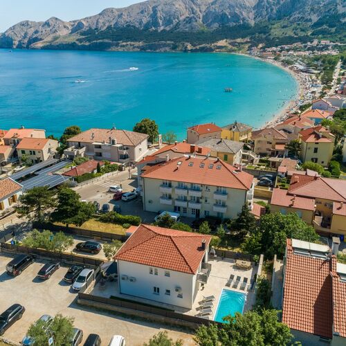 Nyaralóház Medencével Baska, Krk - 21537 Baška  2
