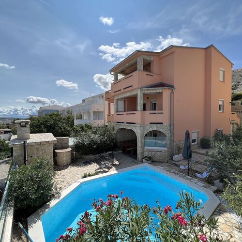Apartmanok Medencével Pag - 22607  2