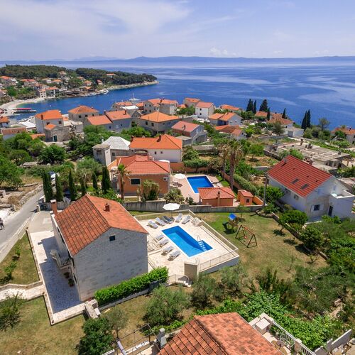 Ház Családok Részére Medencével A Tenger Mellett Sumartin, Brac - 22636 Sumartin  2