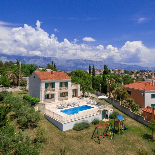 Ház Családok Részére Medencével A Tenger Mellett Sumartin, Brac - 22636 Sumartin