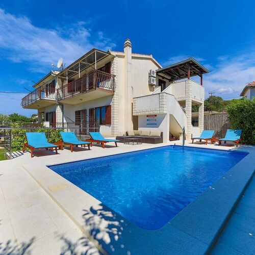 Ház Családok Részére Medencével Vrsine, Trogir - 22668 Vrsine  2