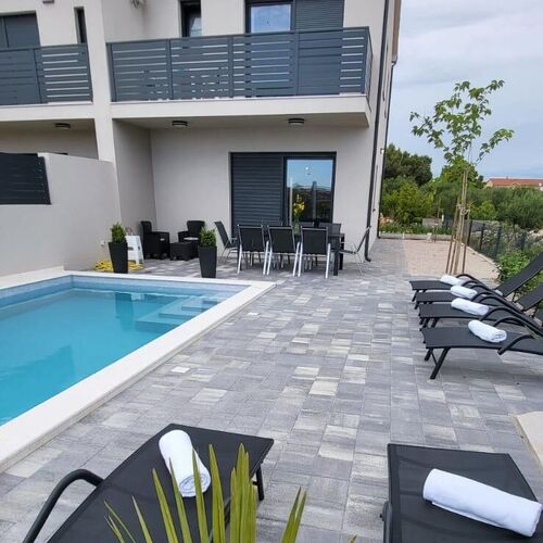 Ház Családok Részére Medencével Vodice - 23021  2