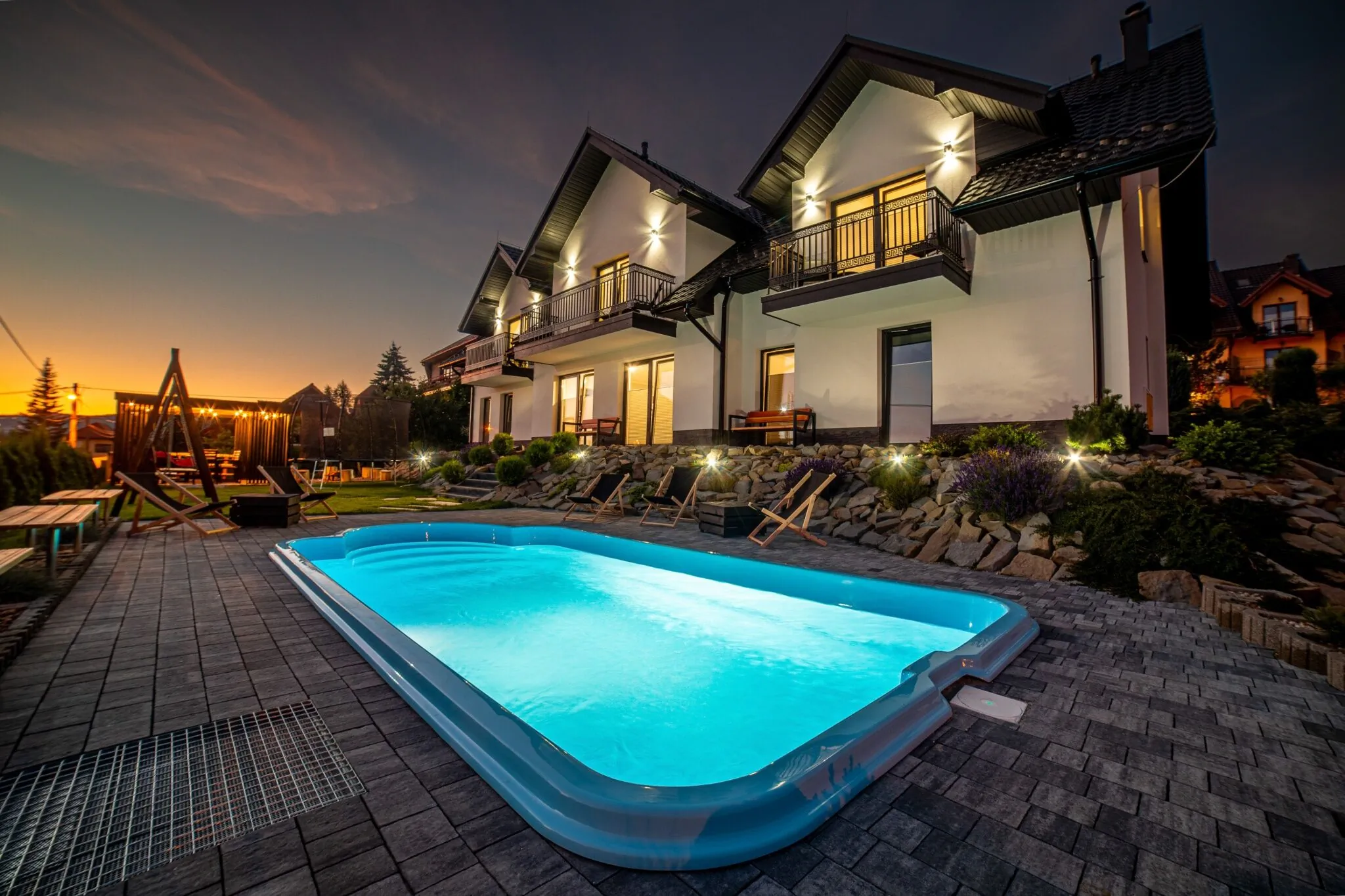 Willa Bania blisko Centrum - Basen - Widok na Babią Górę