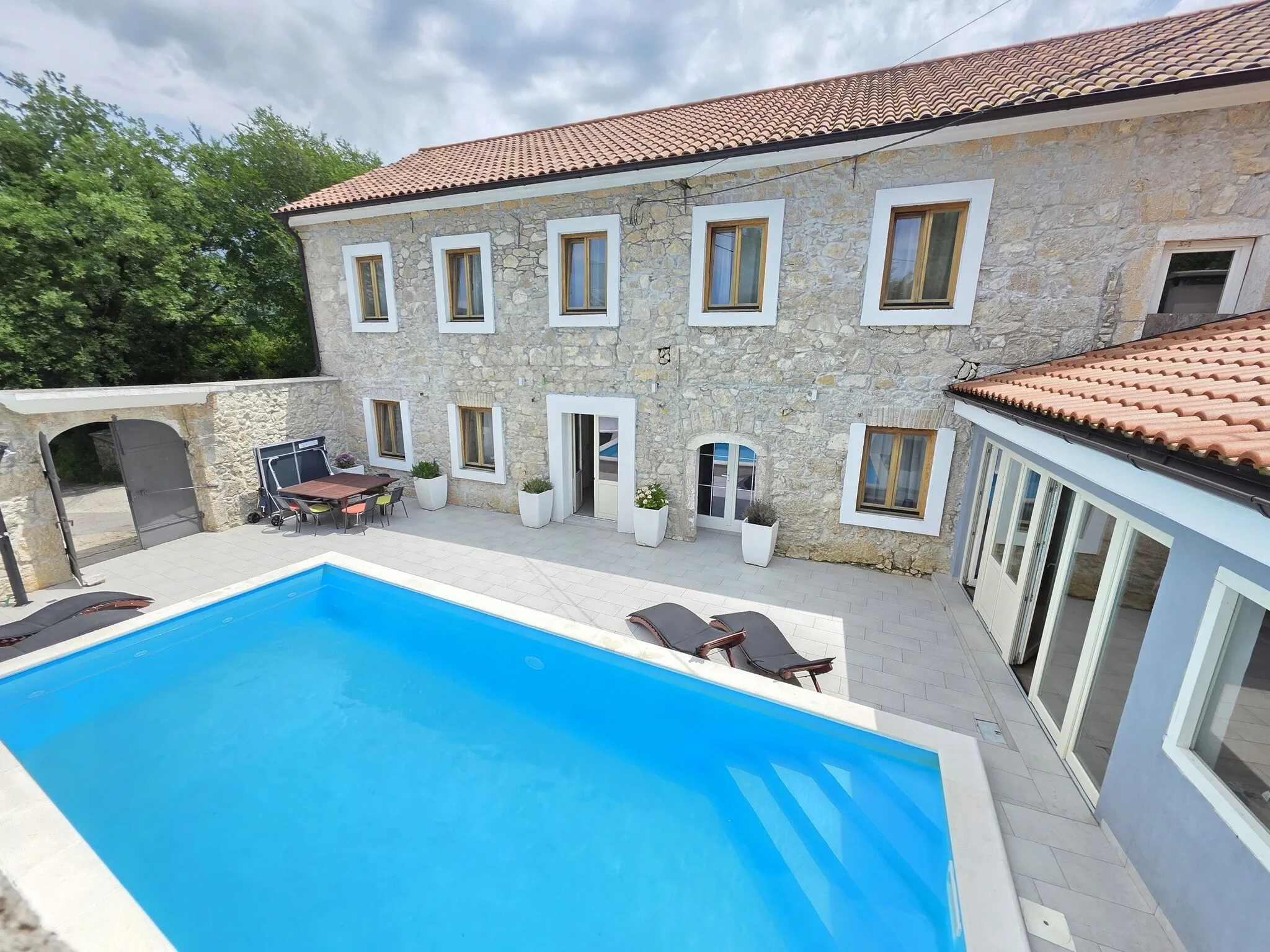 Stone House with Pool Tribalj