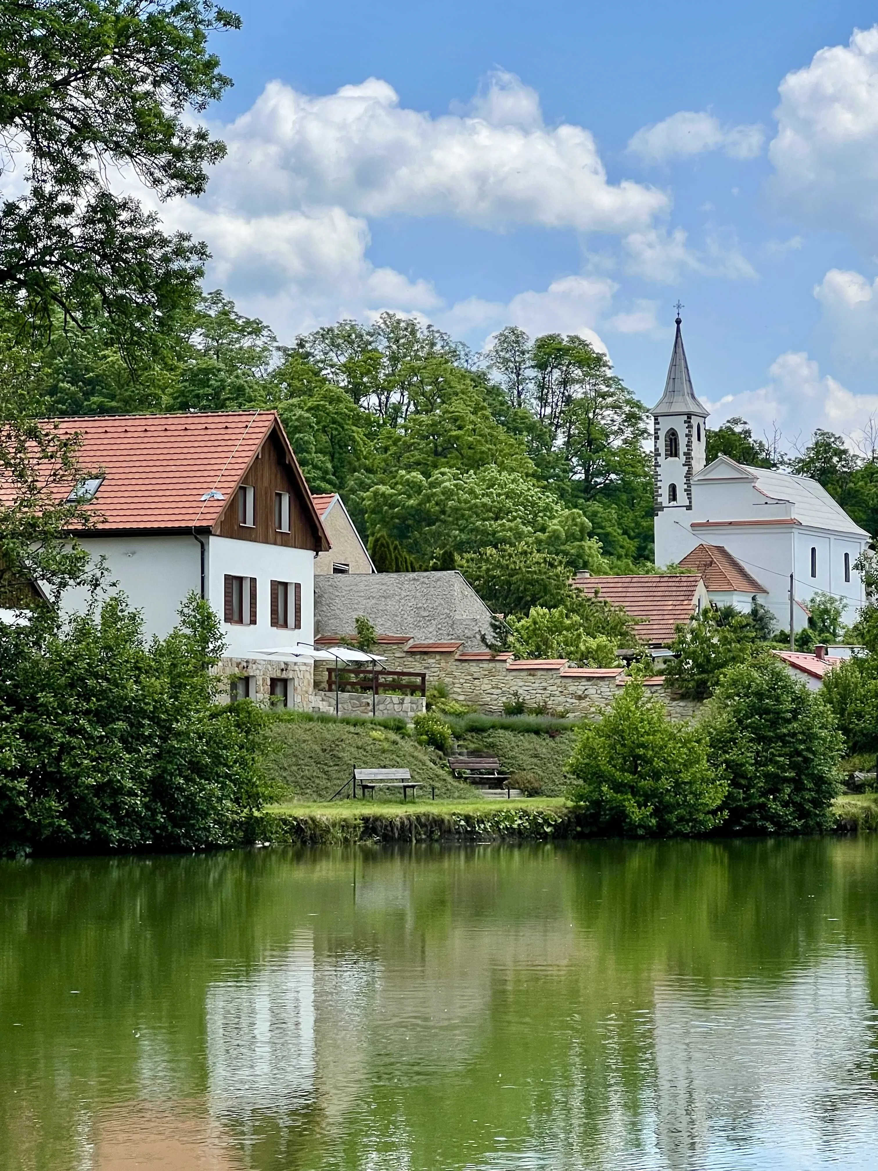 Chalupa nad rybníkem Straškov-Vodochody