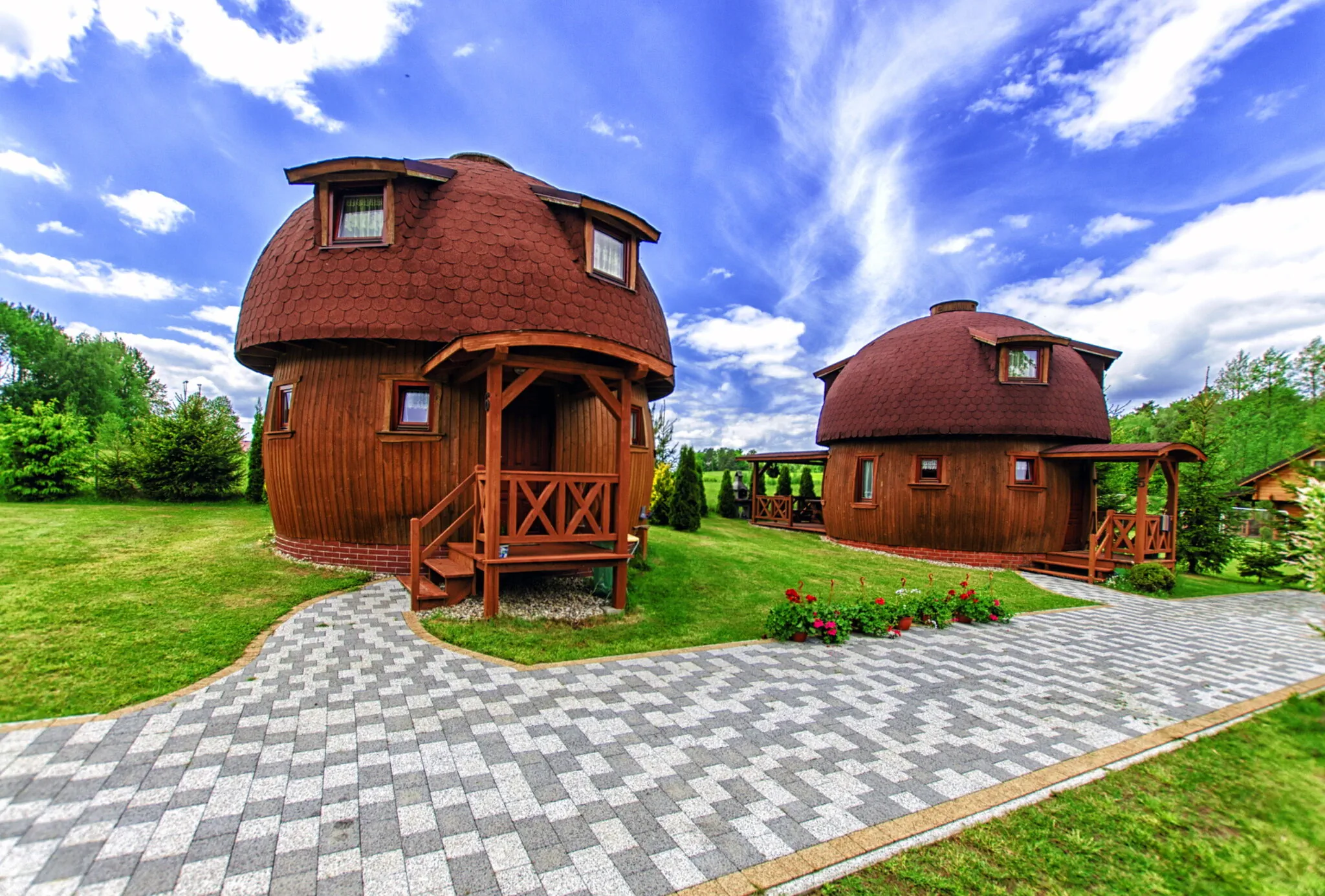 Drewniane Ławki / Oaza Ławki Ryn