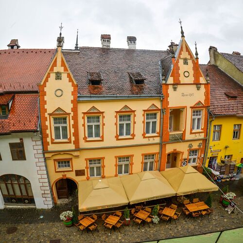 An Der Holztreppe Sighișoara 