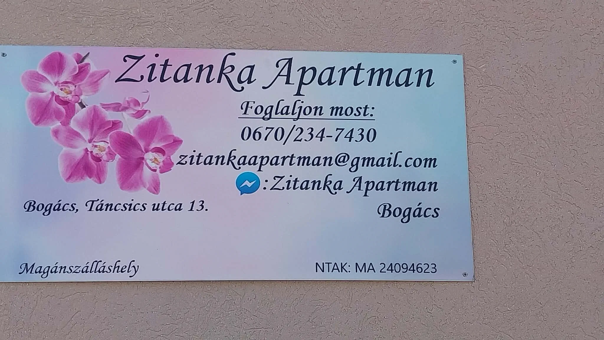 Zitanka Apartman Bogács