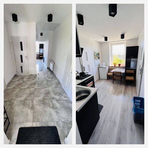 Przedpokój oraz kuchnia 