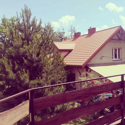 Widok z balkonu.