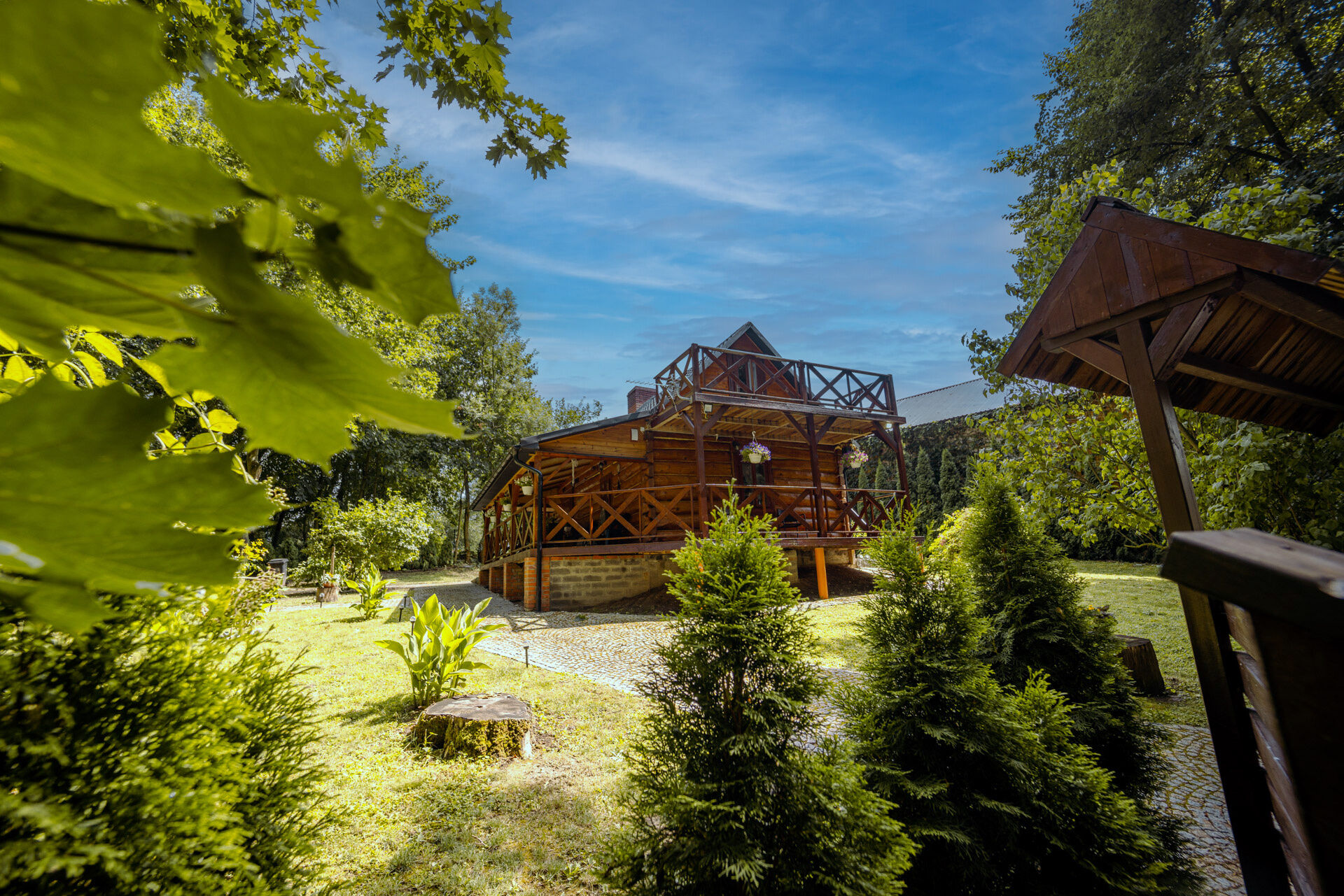 Klimatyczna Willa z bali na Roztoczu Sułów 