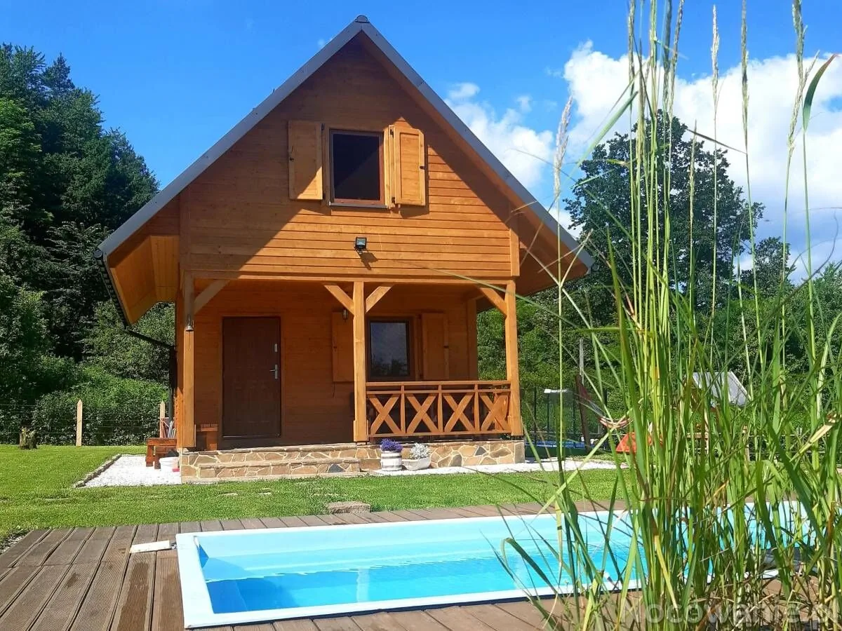 Domek Skowronek z basenem Lesko