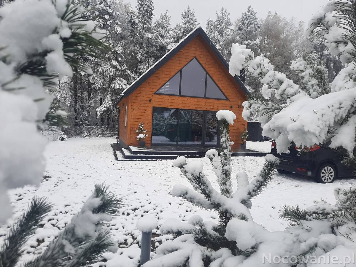 Domek przy lesie na Roztoczu Adamów