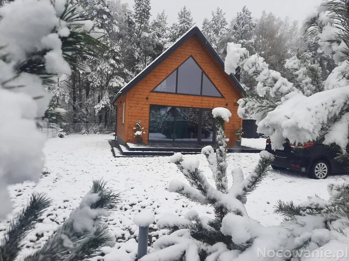 Domek przy lesie na Roztoczu Adamów