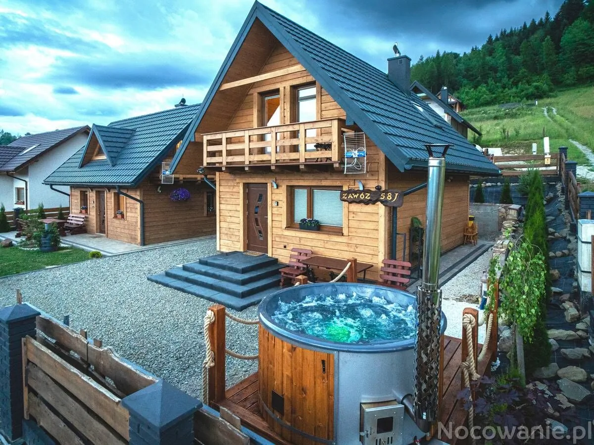 Domek całoroczny z kominkiem Polańczyk