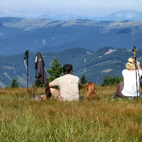 Panor&aacute;ma a Hochwechselről