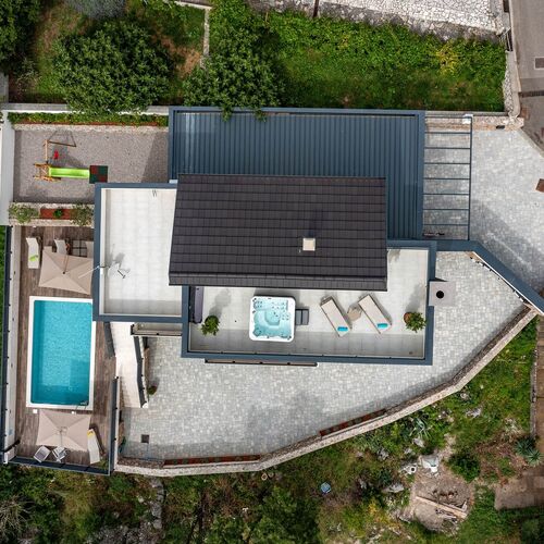 Luxusvilla Medencével Novi Vinodolski - 23484  2