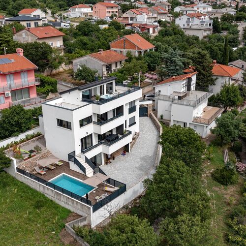 Luxusvilla Medencével Novi Vinodolski - 23484  4
