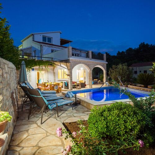 Ház Családok Részére Medencével A Tenger Mellett Grscica, Korcula - 23487 Gršćica  4