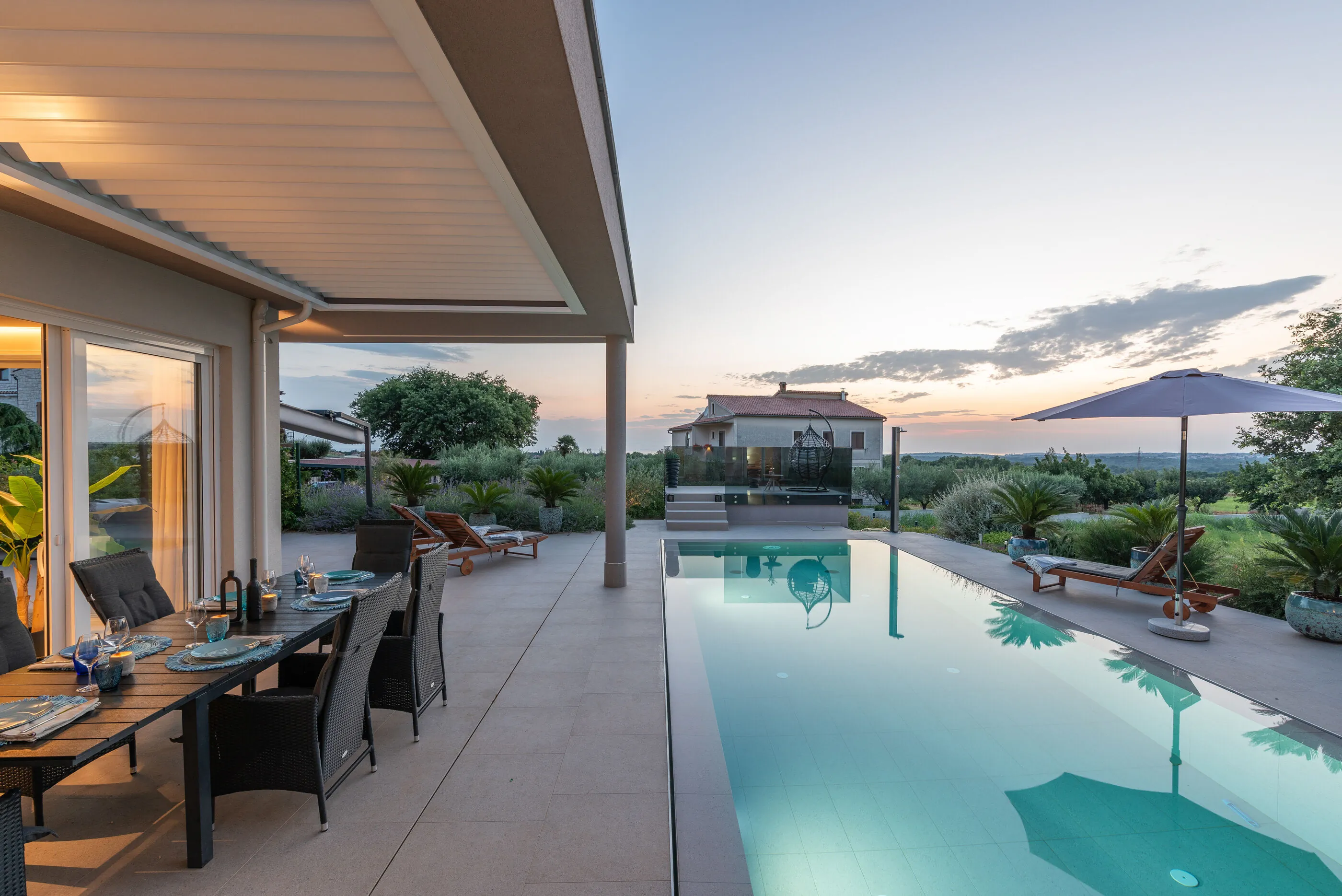 Villa Serena s prekrasnim vrtom Porec