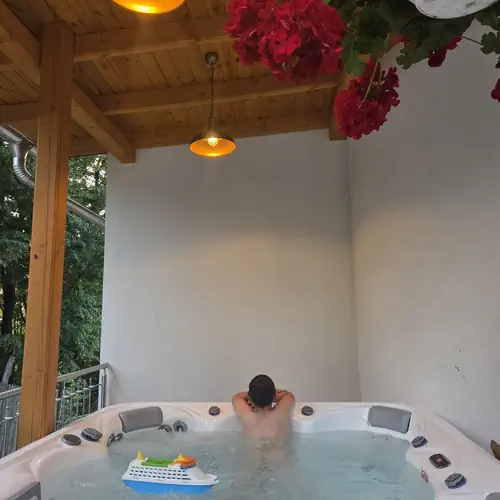 Jacuzzi a teraszon
