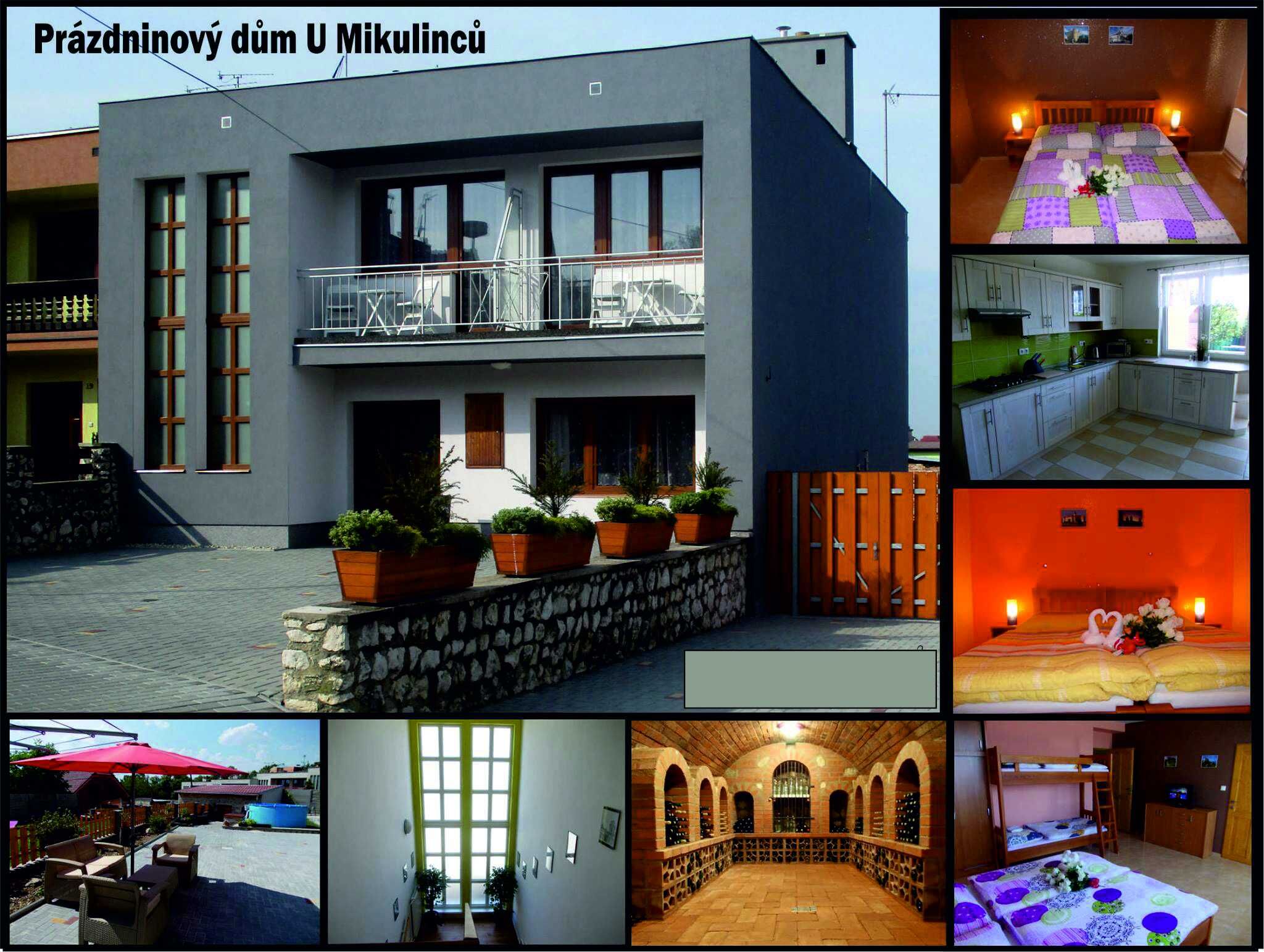 Prázdninový dům U Mikulinců s vinným sklepem Mikulov