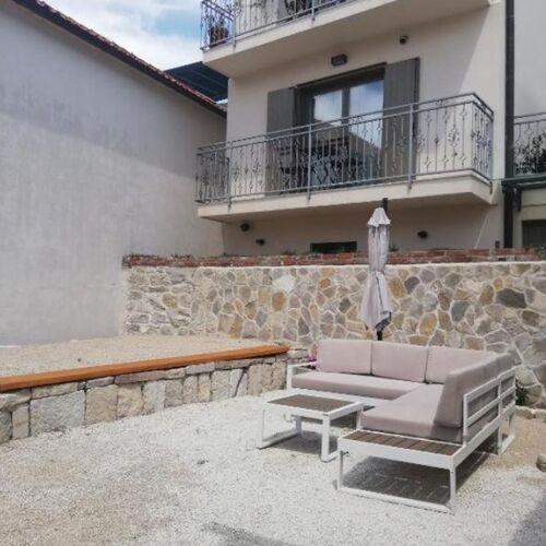 Terrace with an outdoor furniture