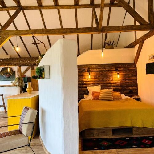 Inside, The Village- The Hut Studio Tunari