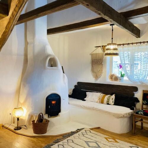 Inside, The Village- Wooden Hideaway Tunari